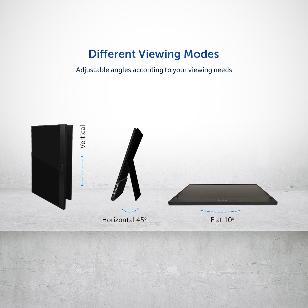 Desklab Foldable Magnetic Stand + Cover - Desklab Monitor